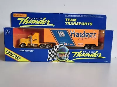 1990 Matchbox Days Of Thunder Team Transport #18 Hardees Racing Russ Wheeler • $49.95