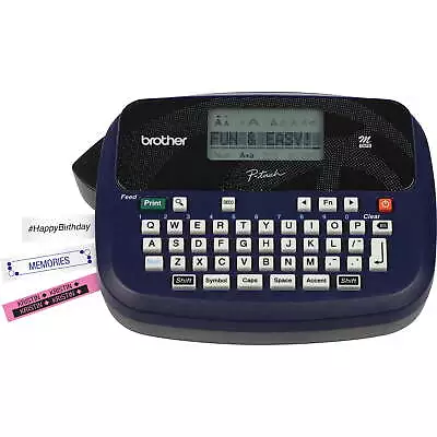 P-touch PT-45M Personal Handheld Label Maker Prints 1 Or 2 Lines Of Text • $23.14