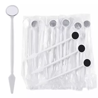 500 (5Bags) Dental Mirror Disposable Exam Mouth Mirrors Reflector Instrument • $49.99