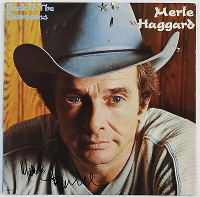 Merle Haggard Signed Autograph Album JSA Record V Back To The Barrooms • $329.99