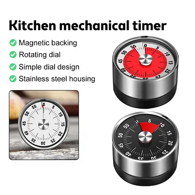 Digital Magnetic Timer Kitchen Countdown Alarm Clock Mechanical Cooking Time • $12.36