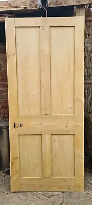£40 • Buy Reclaimed Pine 4 Panel Internal Door Sanded And Waxed