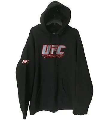UFC Pullover Hoodie Sweatshirt Men's Size XXL / 2XL 3D Carbon Fiber Look Logo • $57.99