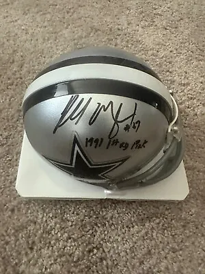 Russell Maryland Signed Dallas Cowboys Mini Helmet Autograph 1991 1st Rd Pick • $89.99