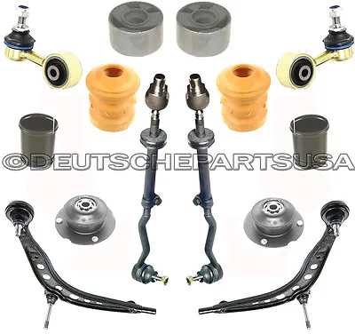 CONTROL ARM ARMS BALL JOINT TIE ROD STRUT MOUNT For BMW E30 SUSPENSION KIT 14 • $263.99