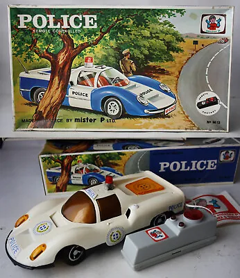 Rare Vintage 70's Mister P Porsche 910 Greek Police Car Mitroplast Greece New ! • $129.99