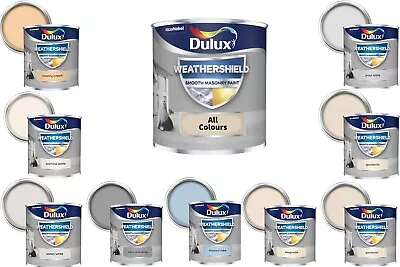 Dulux Weathershield  Smooth Matt Masonry Paint 250ml - All Colours • £11.99