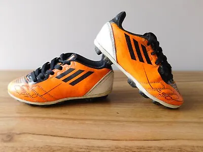 Adidas F10 TRX FG J Soccer Boots Boys  US 11k Orange • $20