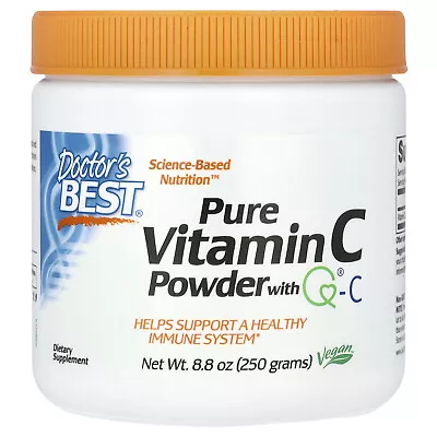 Doctor S Best Pure Vitamin C Powder With Q-C 8 8 Oz 250 G Gluten-Free Soy-Free • $21.64