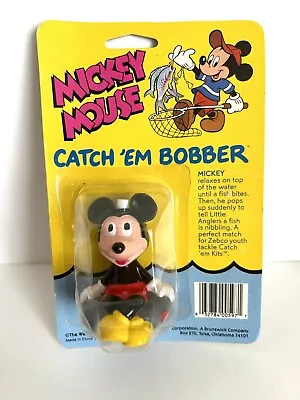 NEW IN PACKAGE Vintage Walt Disney Mickey Mouse Catch Em Bobber By Zebco • $14.95