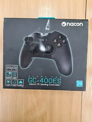 $66.99 • Buy Nacon Alpha Pad GC-4OOES PC Pro Gaming Contoller Gamepad Faulty For Parts