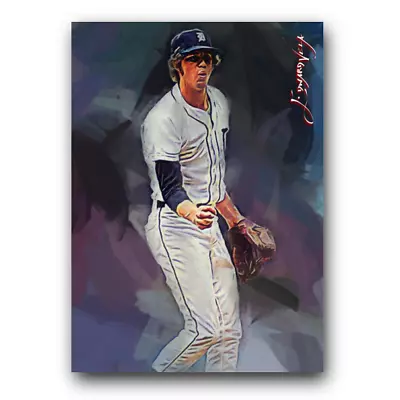 Mark Fidrych #12 Art Card Limited 21/50 Edward Vela Signed (Detroit Tigers) • $5.99