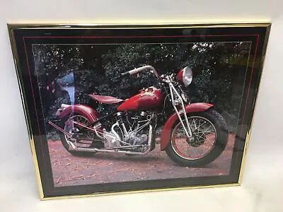 1940 Crocker Buck Lovell Vintage Motorcycle Wall Art Print Framed 20x16 In • $33.20