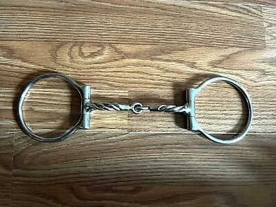 5  Robart Adjustable Western D Snaffle Twisted Comfort Mouthpiece Bit Myler Type • $55