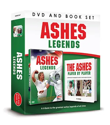 £5.59 • Buy Ashes Legends Dvd  Book Gift Set Cricket Legends Shane Warne Ian Botham