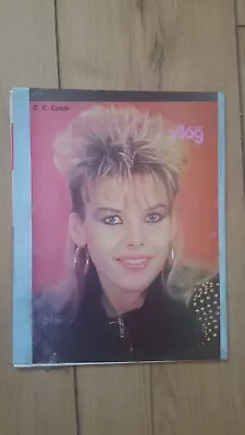 Hungarian Magazine 068 C. C. Catch On Back From 1987 Caroline Catharina Müller • $13