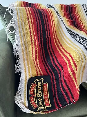 Vintage Jose Cuervo Dos Siglos 1995 Mexican Indian Blanket • $69