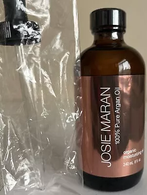 Josie Maran 100% Pure Argan Oil Organic Moisturizing Oil Sealed With Dropper 8oz • $104.49