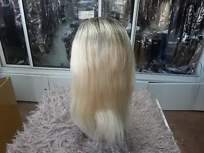 14  Instock 1b/613# Ombr Brazilian Glueless Lace Front Wig 150% Density Straight • £229