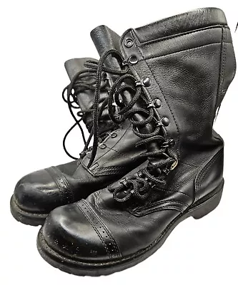 Womens 9 W Corcoran 10 Inch Original Jump Boot Style Military USA Made 1520 Blk • $79.94