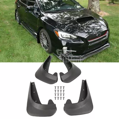 For Subaru WRX STI Impreza 4Pcs Car Front & Rear Fender Flaps Splash Mud Guards • $27.64