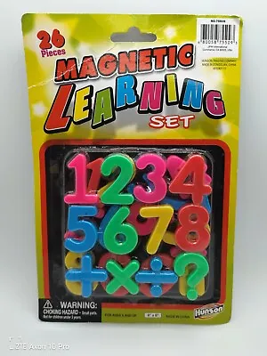 $6.97 • Buy NOS 26 Piece Number Fridge Magnet Learning Set Hunson Trading Co. 5&up China