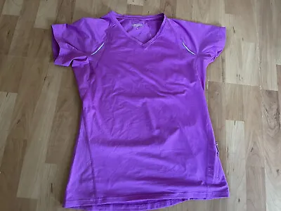 £3.33 • Buy KIRKLAND - Ladies Purple Short Sleeve Sports / Active T Shirt (Medium) 