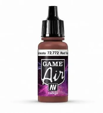 Vallejo Game Air 17ml Acrylic Airbrush Paint 72.772 Red Terracotta • £6.25