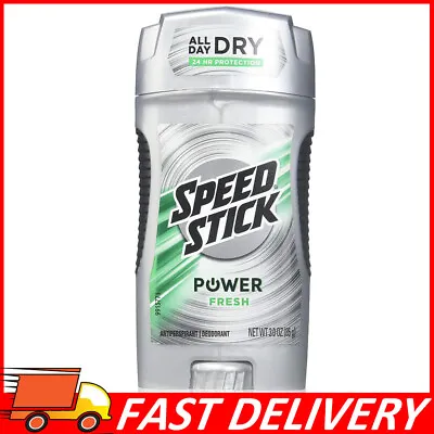 3-Pack Mennen Speed Stick Deodorant Antiperspirant 3 Ounce Power Fresh (88ml) • $19.02