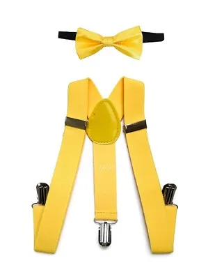 $6.95 • Buy Suspender And Bow Tie Set For Toddler Baby Boys Kids 0-5 Years (30 Combo)