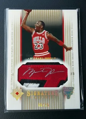 2004-05 Michael Jordan Ultimate Collection Auto Patch Sp Insert #6/25! Autograph • $118888.88