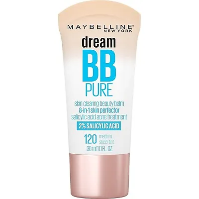 MAYBELLINE Dream BB Pure 8-in-1 Beauty Balm - 120 Medium Sheer Tint • $4.99
