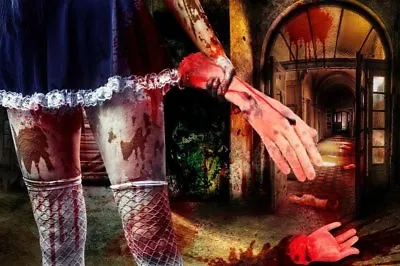 Halloween Props Bloody Severed Life Size Fake Arm Hand Scary Ugly Haunted House • £3.99