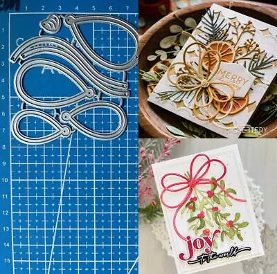 Bow Metal Cutting Dies Scrapbooking Embossing Paper Card Crafts Mould Stencils  • $3.52