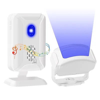 Wireless Driveway Alarm Infrared Motion Sensor Home Garage Alert Security System • $24.95