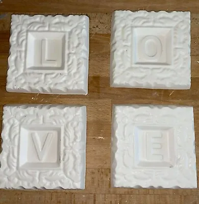  4 Latex Moulds For Making This Lovely Set Of Wall Plaques • £27.50