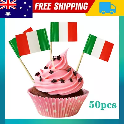 Italy Flag Italian Flag Italia Flag Toothpicks For Cooking Cupcakes Cocktails AU • $4.73