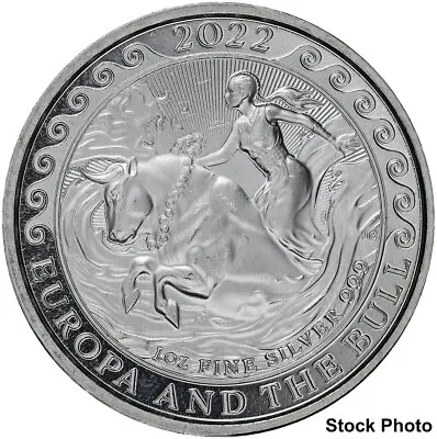 2022 Malta €1.50 Europa And The Bull 1 Oz .999 Fine Silver Coin • $45