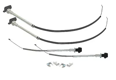 Kick Panel Cables 69 Camaro Non-AC 4pc Set **In Stock** Non Air Conditioned Cars • $46.95