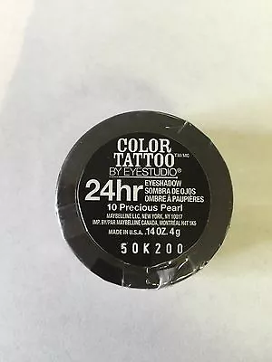 Maybelline Color Tattoo By Eyestudio 24hr Precious Pearl Limited Ed. Eyeshadow • $9.99