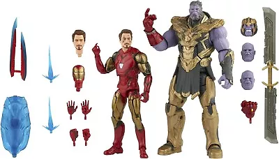 Hasbro Marvel Legends Series 6-inch Act Fig Toy 2-Pck Iron Man Mark 85 Vs Thanos • £89.99