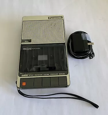 Vintage Panasonic Slim Line Portable Cassette Tape Recorder Model RQ-2736 TESTED • $22