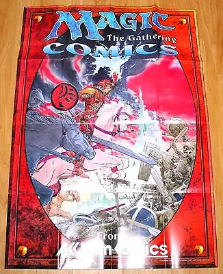 1995 Acclaim Comics Magic The Gathering Poster 38  X 26  Charles Vess - Unused • $29.95