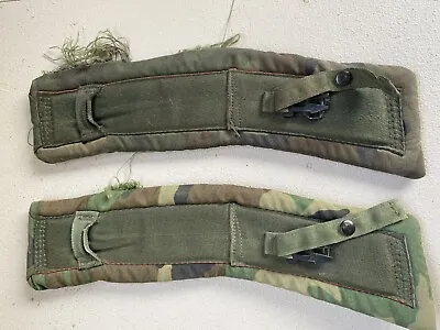 2 Same Side US Military Padded ALICE Shoulder Straps No Quick Release  Used  • $10