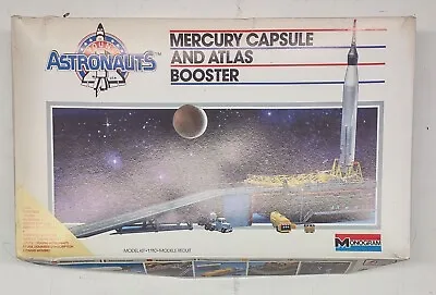 1:110 Plastic Model Kit Mercury Capsule Atlas Booster NASA US Space Monogram • $34.99