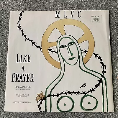 Madonna / Like A Prayer / 12  Vinyl Single Record / 1989 / EX VG+ • £5