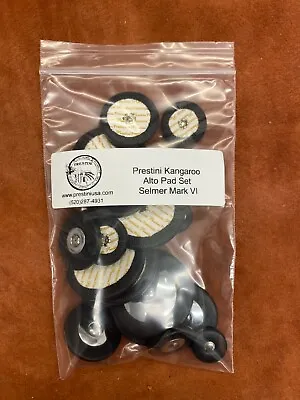 Prestini ALTO  SAX Pad Set- Selmer Mark VI Black Kangaroo Leather • $69.99