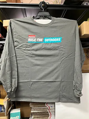 Makita Outdoor Power Equipment Chainsaw T-Shirt Long Sleeve-NEW-Size XLarge • $29.99