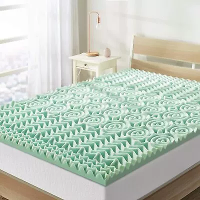 Best Price Mattress Twin XL Mattress Topper - 1.5 Inch 5-Zone Memory Foam Bed • $36.90