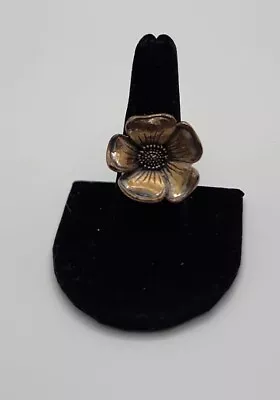 Vintage Ring Size 8.5 Lucky Brand Flower Good Condition • $15